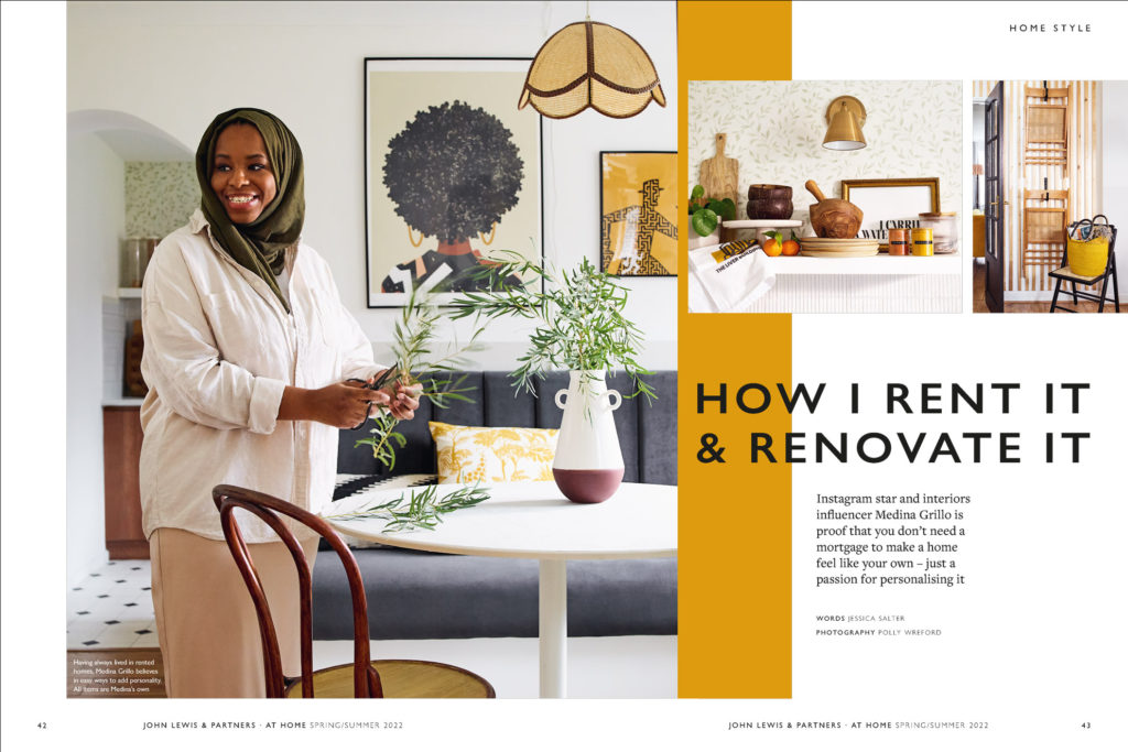 John Lewis at Home Renovate spread