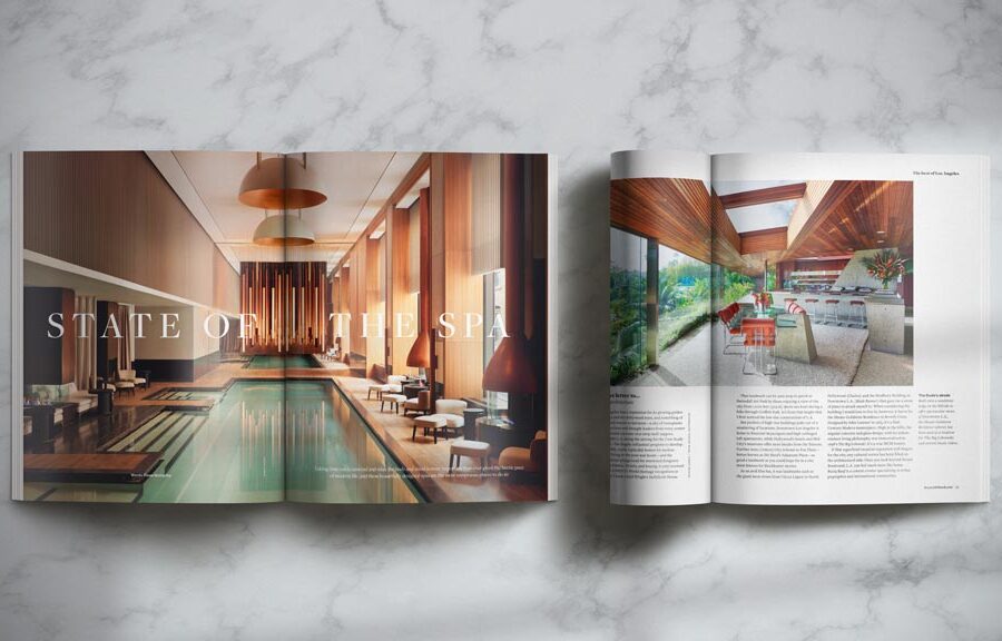 A new look for a luxury property magazine