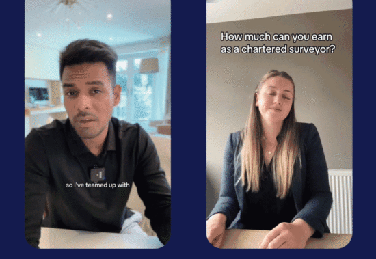 Animated GIF of RICS' influencers