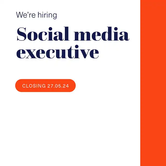 We're hiring - social media executive
