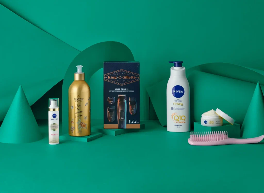 Cosmetic products from Ocado's Little Book of Beauty